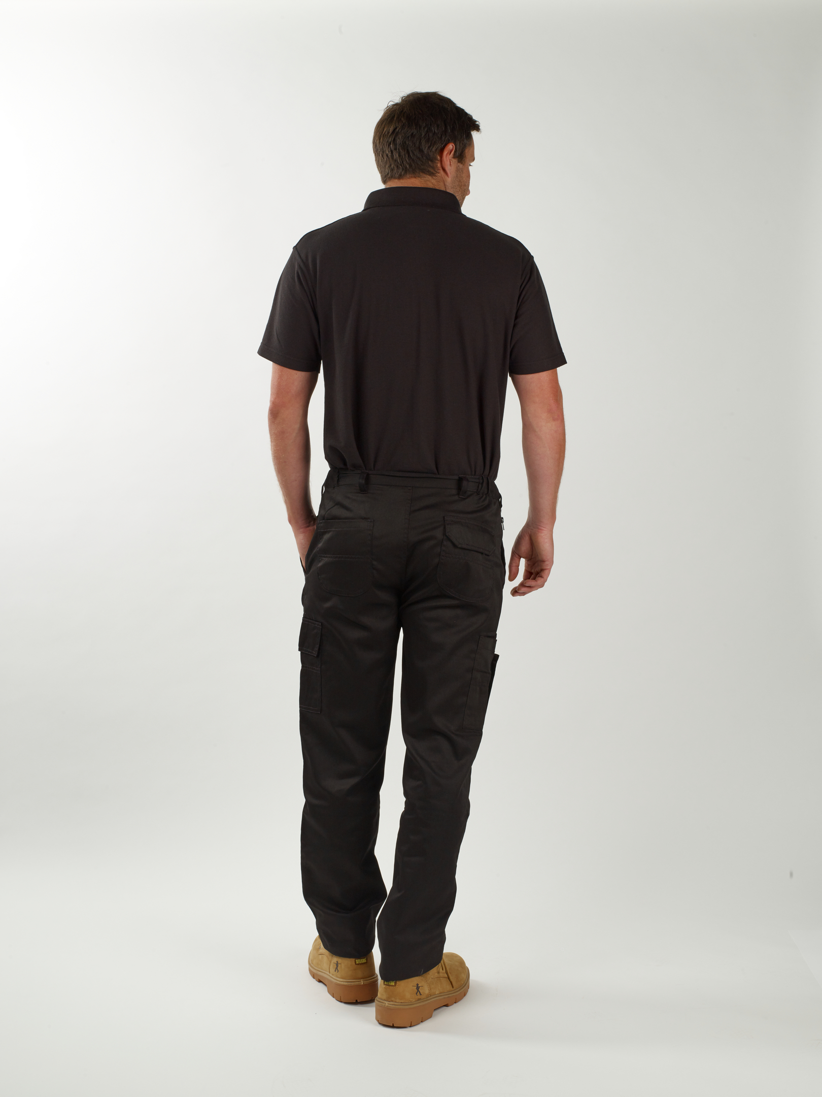 mens combat cargo work trousers