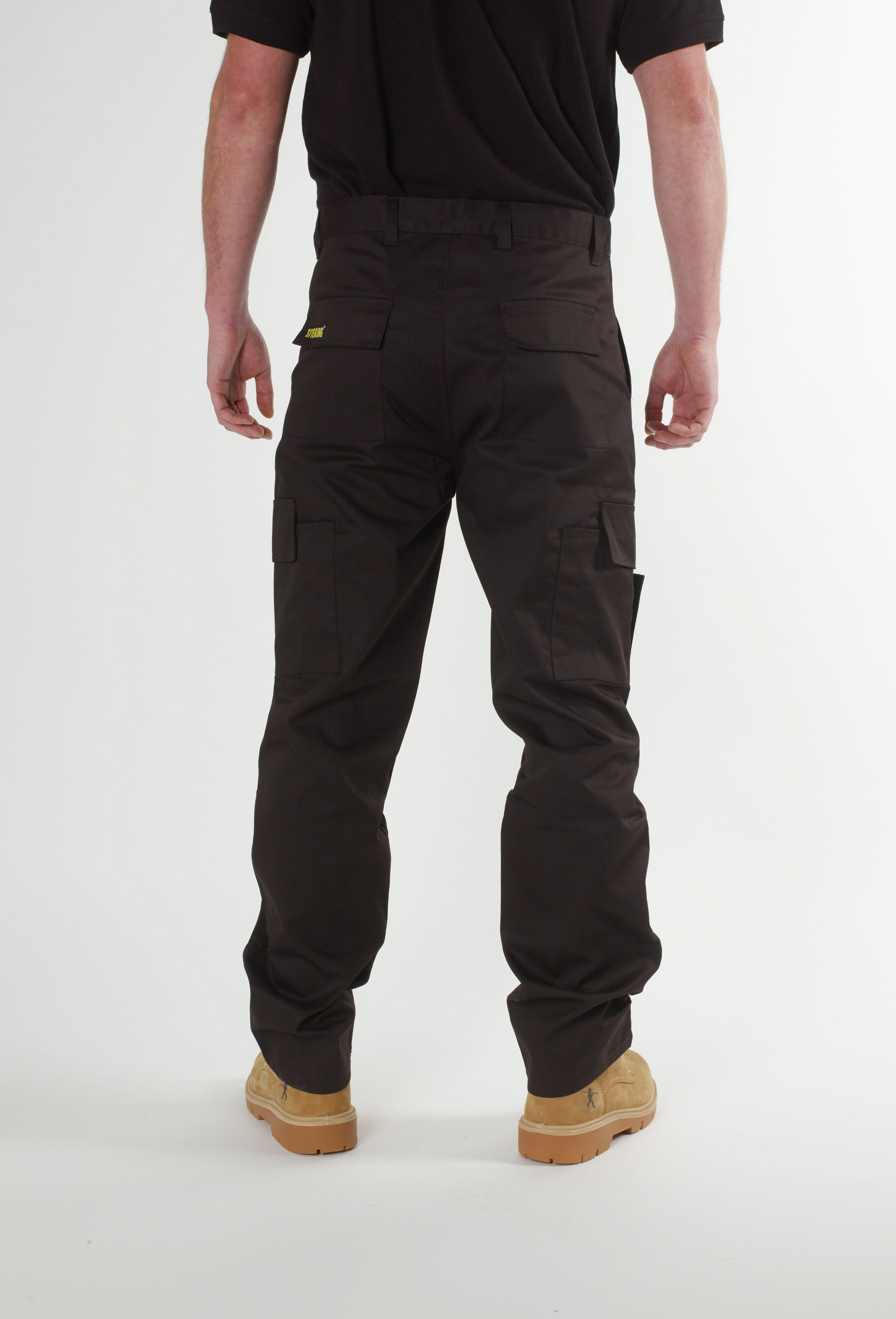 SITE KING Mens Cargo Combat Work Trousers Sizes 28 to 56 with Button & Zip Fly